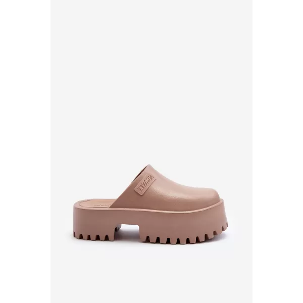  Dámske šľapky BIG STAR NN274016 BÉŽOVÁ Big Star Shoes 