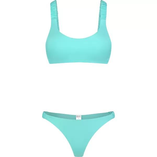  Dámske bikiny - spodná časť NORDBLANC NBSSS8239 TYRKYSOVÝ 