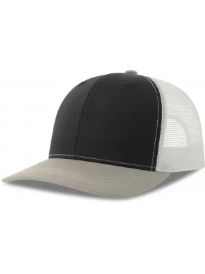 Čiapka ATLANTIS | Sonic-S BLACK/GREY MELANGE/WHITE
