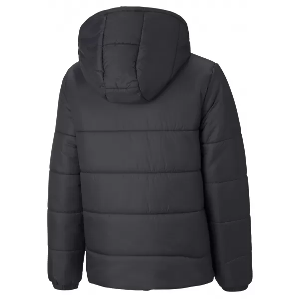  Sako PUMA TEAMLIGA PADDED JACKET JR 657266_03 PUMA ČIERNA/PUMA BIELA 