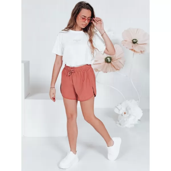  Dámske šortky DSTREET MISSRUN SY0426 RUŽOVÁ 