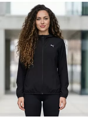 Dámska bunda PUMA RUN VELOCITY WOVEN JACKET W 526584-01 ČIERNY