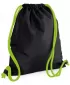 | BG 110 BLACK/LIME GREEN BagBase