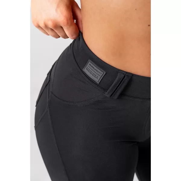  Legíny Bubble Butt 2.0 MAXIMUM PUSH-UP 306 BLACK Nebbia 