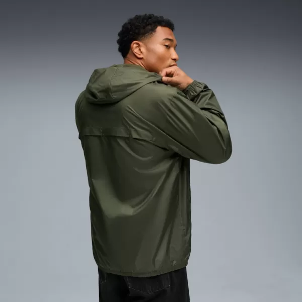 Pánska vetrovka PUMA ESS REGULAR WINDBREAKER 684625-70 ZELENÁ 