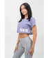 Crop top tričko POWERHOUSE 279 SVETLO PURPLE Nebbia