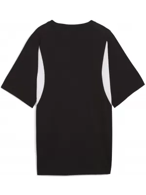 Tričko PUMA TEAMEVOSTRIPE TEE WMN 659959_03 PUMA BLACK/PUMA SILVER