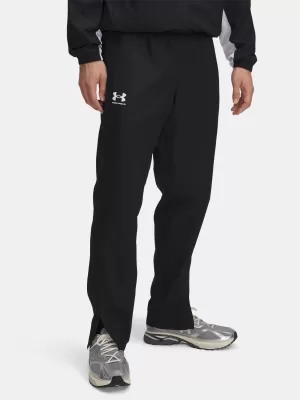 Pánske športové nohavice UNDER ARMOUR RIVAL WVN WINDBREAKER PN 1390150-001 ČIERNA