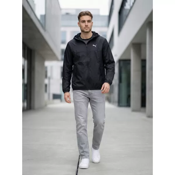  Veterný breaker PUMA ESS REGULAR WINDBREAKER 684625-01 ČIERNY 