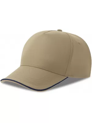 Čiapka ATLANTIS | Recy Five Piping KHAKI/NÁMORNÍCTVO