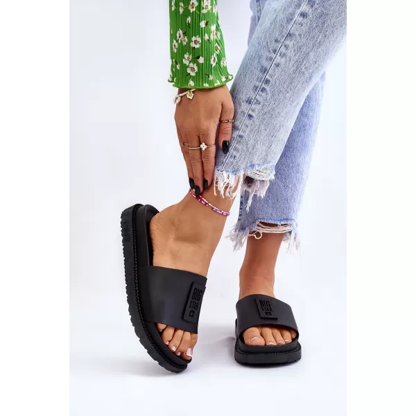  Dámske šľapky BIG STAR LL274429 ČIERNA Big Star Shoes 