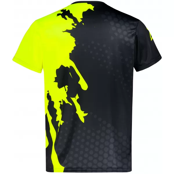  Prémiové pánske funkčné tričko ALTISPORT VOJ/ALM112TR01 ČIERNO-FLUO ŽLTÁ 