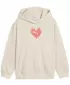 Mikina PUMA FLAMING LOVE HOODIE 685109_87 VYSOKOHORSKÝ SNEH