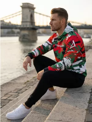 Pánska prémiová funkčná mikina ALTISPORT VOJ/ALM036HU/MI01 AHA