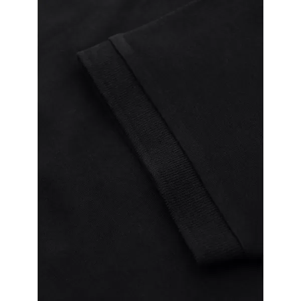  Pánska polokošeľa OMBRE OM-POSS-0148 ČIERNA 