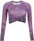Dámsky funkčný prémiový crop top ALTISPORT VOJ/ALW109TR04 FIALOVÁ