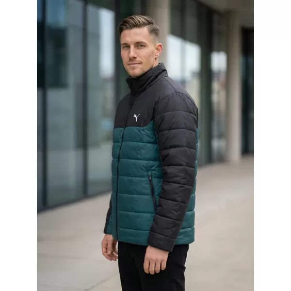  Pánska bunda PUMA ESS PADDED JACKET 685210-75 ZELENÁ 