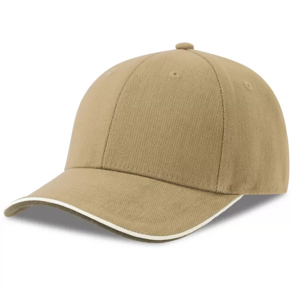  Čiapka ATLANTIS | Pilot Piping Sandwich-S KHAKI 