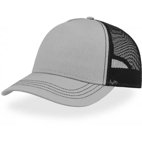 Čiapka ATLANTIS | Rapper Canvas-S GREY/BLACK 