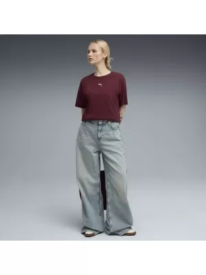 Tričko PUMA ESS RELAXED TEE 684971-96 ČERVENÝ