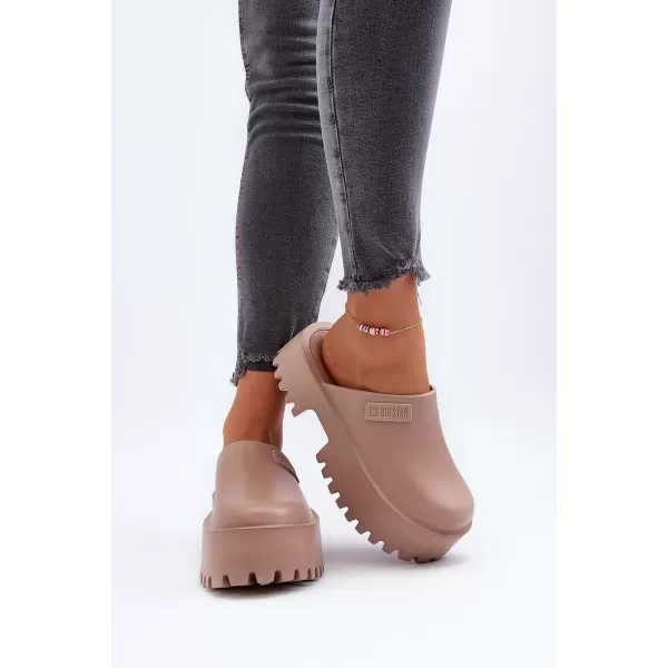  Dámske šľapky BIG STAR NN274016 BÉŽOVÁ Big Star Shoes 