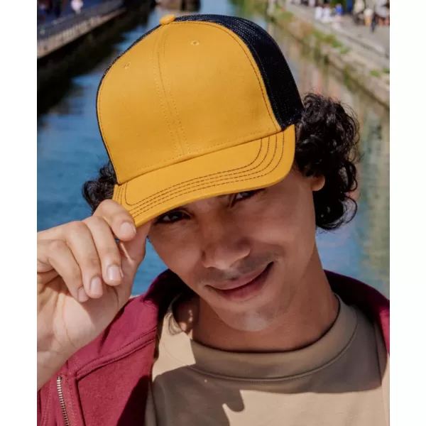  Čiapka ATLANTIS | Sonic-S MUSTARD/BLACK 