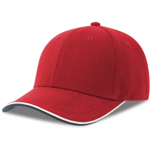  Čiapka ATLANTIS | Pilot Piping Sandwich-S RED 
