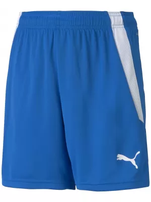 Kraťasy PUMA TEAMLIGA SHORTS JR 704931_02 ELEKTRICKÁ MODRÁ LIMONÁDA