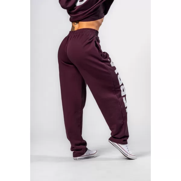  Voľné voľné tepláky BOYFRIEND STYLE 432 DARK RED Nebbia 