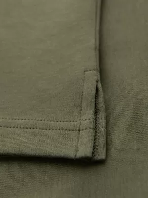 Pánska polokošeľa OMBRE OM-POSS-0148 OLIVOVÝ
