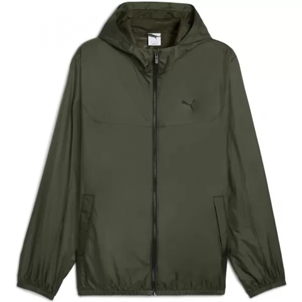  Pánska vetrovka PUMA ESS REGULAR WINDBREAKER 684625-70 ZELENÁ 