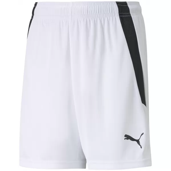  Kraťasy PUMA TEAMLIGA SHORTS JR 704931_02 ELEKTRICKÁ MODRÁ LIMONÁDA 