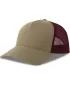 Čiapka ATLANTIS | Rapper Cotton-S KHAKI/BURGUNDY