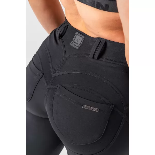  Legíny Bubble Butt 2.0 MAXIMUM PUSH-UP 306 BLACK Nebbia 