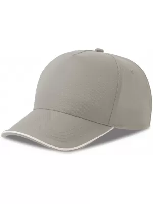 Čiapka ATLANTIS | Recy Five Piping GREY/WHITE