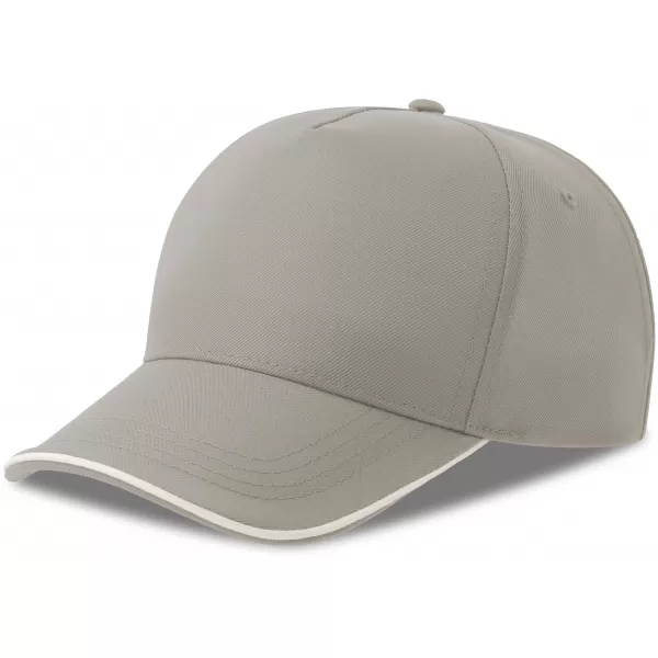  Čiapka ATLANTIS | Recy Five Piping GREY/WHITE 
