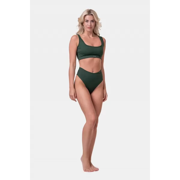  Bikini Active Black - bralette top 554 DARK GREEN Nebbia 