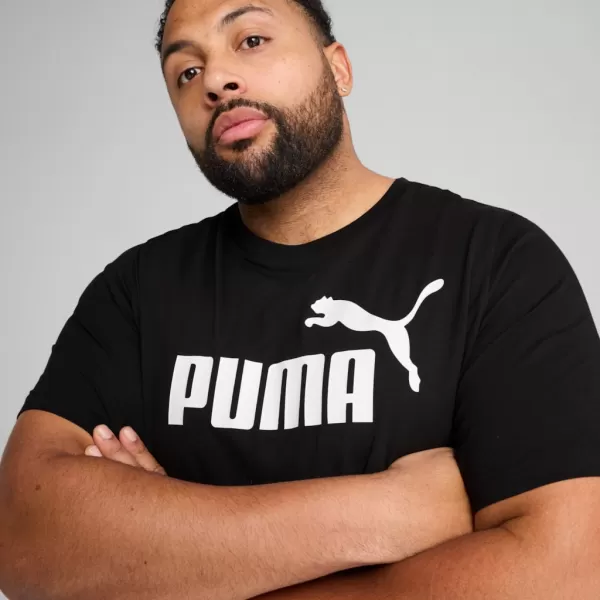  Pánske tričko PUMA ESS NO. 1 LOGO TEE 682532-01 ČIERNA 