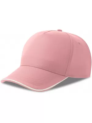 Čiapka ATLANTIS | Recy Five Piping PINK/WHITE