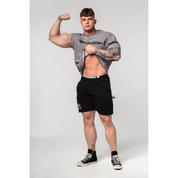  Vyprané bavlnené tričko vysokej gramáže GRIND 370 LIGHT GRY Nebbia 