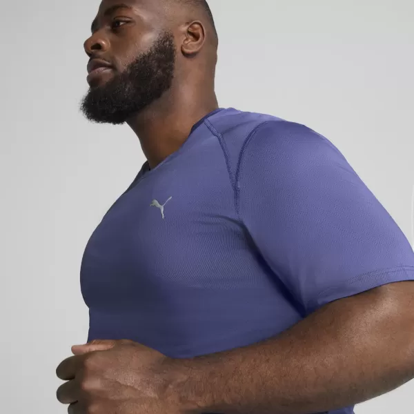  Tričko PUMA EVERYDAY KNIT PERF SS TEE? M 526631_46 MODRÝ KRYŠTÁL 