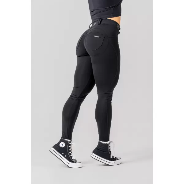  Legíny Bubble Butt 2.0 MAXIMUM PUSH-UP 306 BLACK Nebbia 