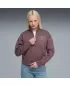 Dámska mikina PUMA CLASS COMFORT HALF-ZIP SHORT CREW FL 688138-88 FIALOVÝ
