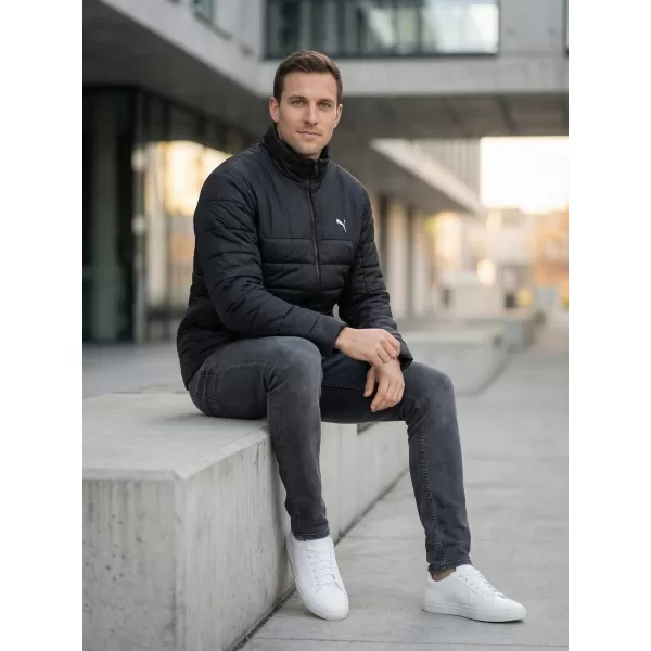  Pánska bunda PUMA ESS PADDED JACKET 685210-01 ČIERNA 