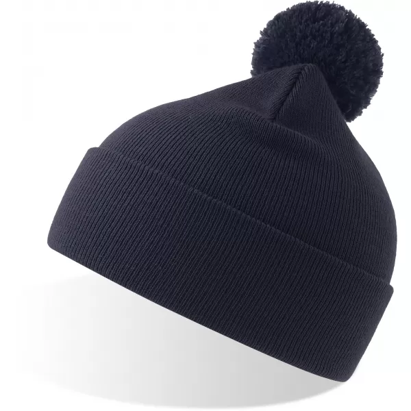  Čiapka ATLANTIS | Wind-S Pompom NAVY 