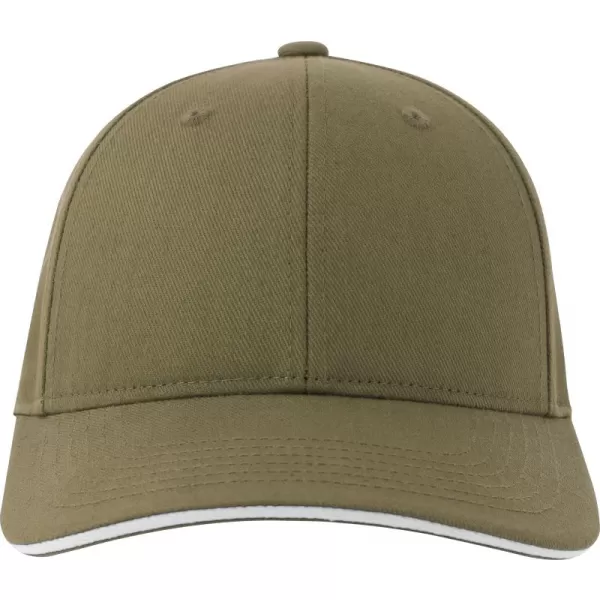 Čiapka ATLANTIS | Liberty Sandwich-S OLIVE/WHITE 