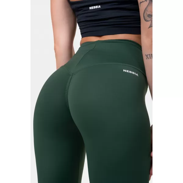  Klasické HERO legíny s vysokým pásom 570 DARK GREEN Nebbia 