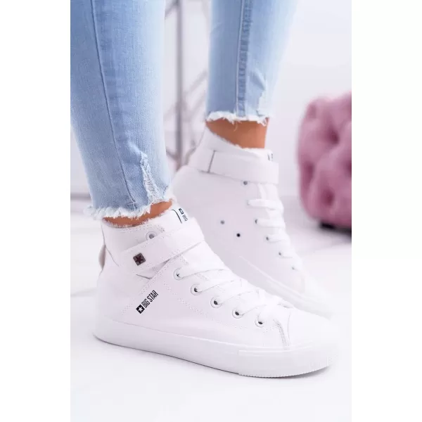  Dámske kožené členkové topánky BIG STAR V274541FW Biela Big Star Shoes 