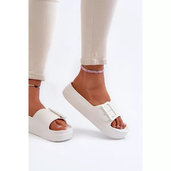  Dámske šľapky BIG STAR NN274A661 BIELA ​​Big Star Shoes 
