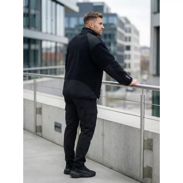  Pánska bunda PUMA TECH SOFT TECH RELAXED SHERPA JACKET 632104-01 ČIERNA 